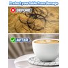 8 Pcs Boho Drink Coasters with Holder, 4 Styles Handmade Braided Absorbent Coasters, Heat-resistant Woven Coasters for Kinds of Cups Housewarming Gifts Table Home Decor (4.3in)