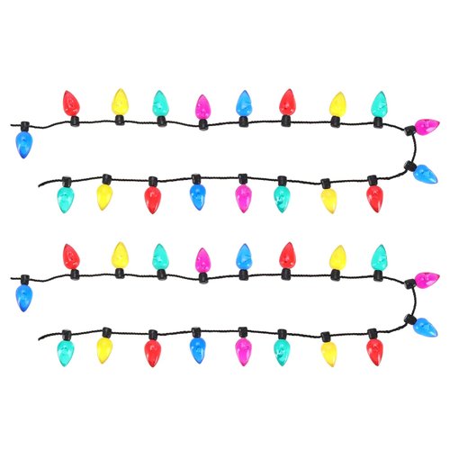 Be In Your Mind 2pcs Mini Dollhouse Accessories Dollhouse Furniture Lamp Miniature Gnome Accessories 1/12 Colored String Light Miniature House Light Decor 24cm