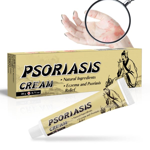 Face Cream, Moisturising Cream, Healing Cream, Body and Face Moisturizer for Dry Skin Psoriasis Cream Ingredients for Rose Red White Rash Various Skin Problems 20g