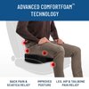 Everlasting Comfort [Upgraded Car Seat Cushion w/Premium Memory Foam for Back Pain, Tailbone Pain, Sciatica - Pressure Relief Seat Cushion for Car Seat Driver, Truck Driver, Booster for Short People