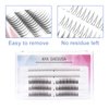 HOSAILY Manga Lash Clusters Natural Look Segmented Individual Eyelashes 2 Styles DIY Lash Extensions Japanese Individual Manga Lashes Cluster