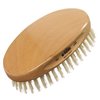 Kent MG3 Natural Boar Bristle Brush for Men's Grooming - 360 Wave, Beard Straightener and Scalp Care