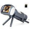 LINKMICRO LM012 Microscope for Kids Beginner, 300X 2'' LCD Pocket Microscope Kids Toy STEM Science Kit, Gift for Boys Girls, Photos and Videos, Prepared Slides, 8GB SD Card