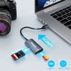 Vanja SD 4.0 Card Reader, 2 in 1 Memory Card Reader SD Card to USB Adapter, for Camera SD, SDXC, SDHC, MMC, RS-MMC, Micro SD, Micro SDXC, Micro SDHC, UHS-II and UHS-I Cards