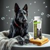 Spa Synergy Pet Dog Shampoo Mud and Natural Dead Sea Mineral Rich, Aloe Vera & Vitamin-E, Anti-itching, Soften & Shiny Coat, Moisturizing - Olive Oil - (1) Bottle 16.5 FL OZ