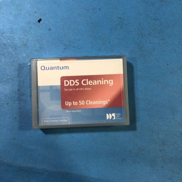 Quantum DDS / DAT-72 4mm Cleaning Tape, Part # CDMCL/ MR-DUCQN-01 For DDS-1, DDS-2, DDS-3, DDS-4 and DDS-5/ DAT-72 Drives
