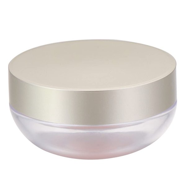 AKOAK Capacity 20 ml(0.67 oz) Empty Reusable Plastic Loose Powder Compact Container DIY Makeup Powder Case with Powder Puff and Elasticated Net Sifter