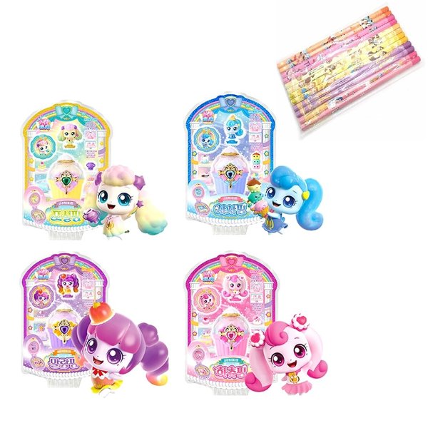 solimus Catch Teenieping HEARTSPING SHASHAPING Fluffy PING JELLYPING Royal Figure Set of 4 하츄핑 샤샤핑 포실핑 말랑핑 Season 4