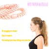 AXEN 8PCS Elastic Hair Tie for Women Girls, Cotton Bands Soft Woven Ponytail Holders for Thick Hair and Curly Hair, Mixed Colors