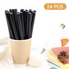 Manarty Black Craft Glue Gun Sticks, 0.43" Dia x 8" Long Full Size Hot Melt Glue Sticks for Fabric Adhesive Glue Sticks for DIY, Decoration, Car Dent Repair, Gluing Project, Wax Seal Stamp, 24 PCS