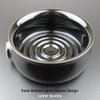 Bicrops Shaving Soap Bowl For Men, Easier to Lather Black