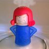 GB Quality Angry Mama Microwave Oven Cleaner Kitchen Gadget Water and Vinegar Cleaning Angry Mom High Temperature Steamer Easy Use Chemical Free Eco Cleans for Home Office