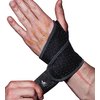 HiRui 2 Pack Wrist Compression Strap and Wrist Brace Sport Wrist Support for Fitness, Weightlifting, Tendonitis, Carpal Tunnel Arthritis, Pain Relief-Wear Anywhere-Adjustable (Black)