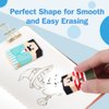 8Pcs Cute Salaryman Erasers Bald Uncle Erasers Bulk Bald Erasers Desk Pet Fun Pencil Erasers Back to School Gifts for School Classroom Rewards Party Favors