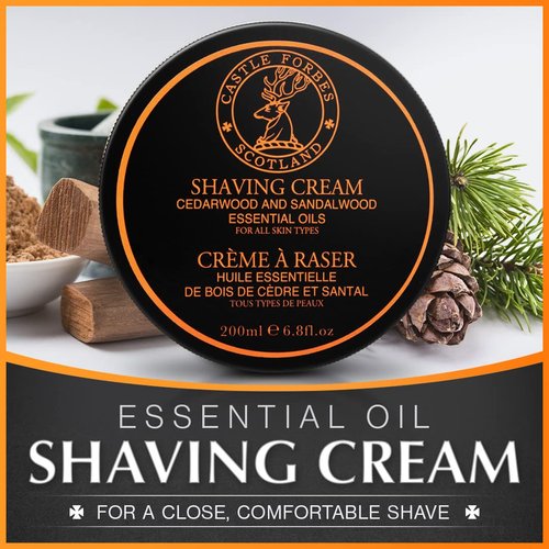Castle Forbes Cedar/Sandalwood Shaving Cream 6.8 fl.oz.