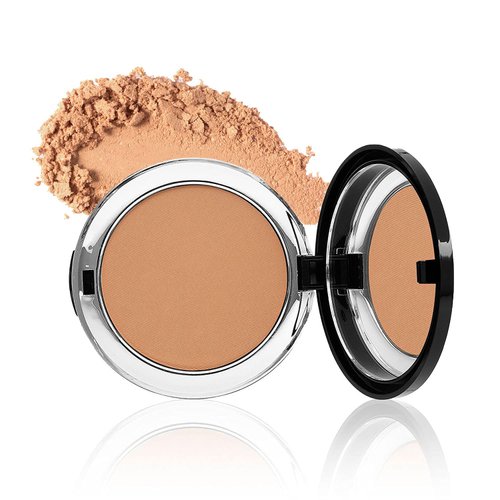 bellapierre Compact Mineral Foundation SPF 15 | Vegan & Cruelty Free | Full Coverage | Hypoallergenic & Safe for All Skin Types | Oil & Talc Free - 0.35 Oz - Nutmeg