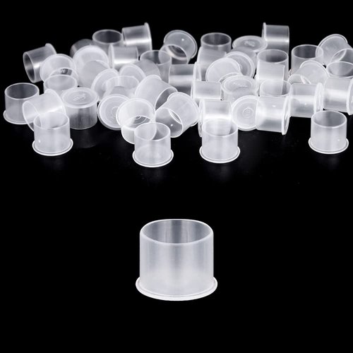 UPTATSUPPLY Tattoo Ink Cups with Base 300Pcs Mixed - Pigment Caps, Ink Caps for Tattoo Permanent Makeup Container Cap, Tattoo Supplies,Tattoo Kits