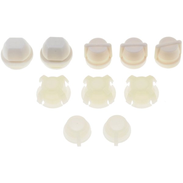 Dorman 49447 Windshield Wiper Linkage Bushing Assortment Compatible with Select Models, 10 Piece