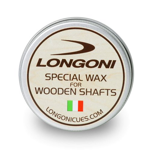 Longoni Special Wax for Wooden Pool Cue Shafts New Formula 1 oz