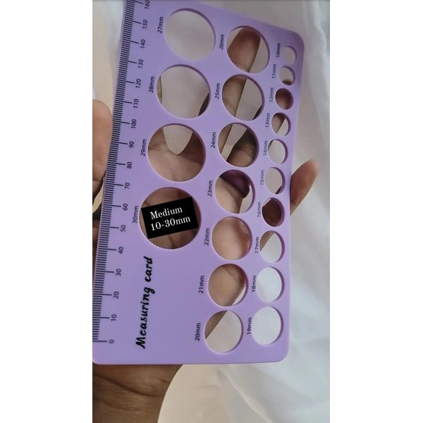 Bead It Wear It Love It Loc Measuring Tool, Sisterlocks Microlocs Wicks Sizing Tool, Dreadlock Hair Accessories, Precision Loc Measuring Tools Set for Perfect Loc Jewelry Sizing (Small (2-10mm))