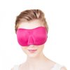 Bringsine Contoured & Comfortable Sleep Mask & Ear Plugs Kit for Travel, Shift Work & Meditation Pink with Carry Pouch for Eye and Ear