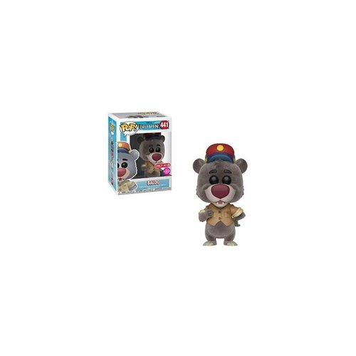 Pop Tale Spin: Flocked Baloo Collectible Figure, Multicolor