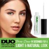 DUO Brush-On Strip Lash Adhesive with Vitamins A, C & E, Clear, Non-Irritating, Fast Drying Lash Glue, Easy to Use, Safe for Sensitive Eyes and Skin, 0.18 oz, 2-Packs