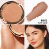 Oulac Matte Bronzer Powder Face Makeup with Mirror - Natural SunKissed Bronzer Look,Highly Pigmented Cream Bronzer, Long Lasting Glow, Easy to Blend, Vegan & Cruelty-Free BS01