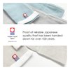Milieu Imabari Towel Cooling Towel with Soft Gel Ice Pack Inserts Included 2 Gel Ice Packs Reusable W6713-10 (Charcoal)
