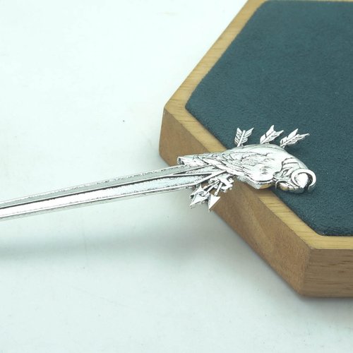 Women Vintage Wicca Hair Stick Hair Pins Long Hair Decoration Halloween Lady Accessories Jewelry (15)