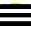 Barker Creek Designer File Folders Set of 12, Buffalo Plaid & Wide Stripes, Plaids, Stripes on Outside, Yellow on Inside, Letter Size, 1/3 Cut Tabs, 12-Pack, Home, School and Office Supplies (1341)