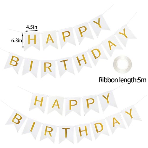 Teal Blue and Gold Birthday Party Decorations, Happy Birthday Banner Turquoise Aqua Teal Foil Fringe Curtain Tissue Pom Poms Balloons Décor Supplies for Men Women Boys Girls Birthday Party