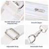 PACKISM Clear Purses for Women Stadium - Clear Bag Stadium Approved Crossbody Bag with Adjustable Strap for Concerts Sporting Events, White