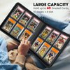 JoyHood Graded Card Binder, Graded Cards Holder with 6 Slot - Holds 60 PSA Slabs, Graded Card Storage Album compatible with CGC/PCG Slabs (Grey)