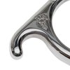 ProClimb 50 kN Rescue Figure 8 - Stainless Steel Belay, Rappelling, Rigging, Descender Device w/Bent-Ears