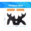 GSE Black Plastic Slip-On Bridge Portable Moosehead Bridge Head, Pool Billiard Cue Bridge Head, Billiard Pool Cue Accessories for Pool Table (1-Pack)