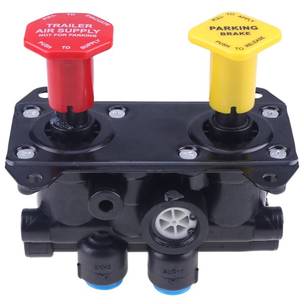 WQSING MV3 Dash Air Brake Control Valve 800519 065186 107433 Compatible with Freightliner Kenworth Peterbilt Volvo Western Star Ford Bendix Truck Trailer Parking Module