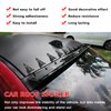 Ouzorp 10Pcs Air Vortex Generator Carbon Fiber Pattern Diffuser Shark Fin Set Kit Compatible with Spoiler Roof Wing Pointed