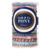 L. Erickson Grab & Go Pony Tube - Ballerina - 15 Pack Ponytail Holder Hair Ties