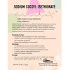 Sodium Cocoyl Isethionate Powder - Cosmetic Grade - 4 Oz / 113 g - Mild Surfactant for Soap Making, Lotion Making, DIY Cosmetics, Haircare, Bath Bomb Making - SCI Powder by Talsen Chemicals