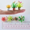 NWFashion Miniature Potted Plants 1:12 Scale Doll House Accessories Tiny Bonsai Model Mini Flowerpot Fake Succulent (30)