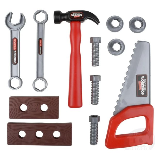 Handyman Tool Set for Kids, 12 Piece Toy Tools, Workshop, Ages 3+