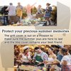 Grill Cover, BBQ Cover 58 inch,Waterproof BBQ Grill Cover,UV Resistant Gas Grill Cover,Durable and Convenient,Rip Resistant,Black Barbecue Grill Covers,Fits Grills of Weber,Brinkmann etc