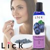 Lick Blueberry Flavored Edible Massage Oil – Infused with Vitamin E, Sweet Almond and Coconut Oil – Skin and Body Safe, Non-Sticky, Vegan – Portable Travel-Ready Bottle, 4 oz