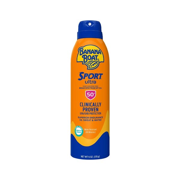 Banana Boat Continuous Spf#50 + Spray Sport 6 Ounce (Powerstay) (177ml) (3 Pack)