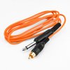 ATOMUS Tattoo RCA Connector Clip Cords Silicone Tattoo Wire Cord for Tattoo Motor Machine Tattoo Power Supply Orange