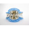 Generic Bright blue marbled hair claw clip for thick hair