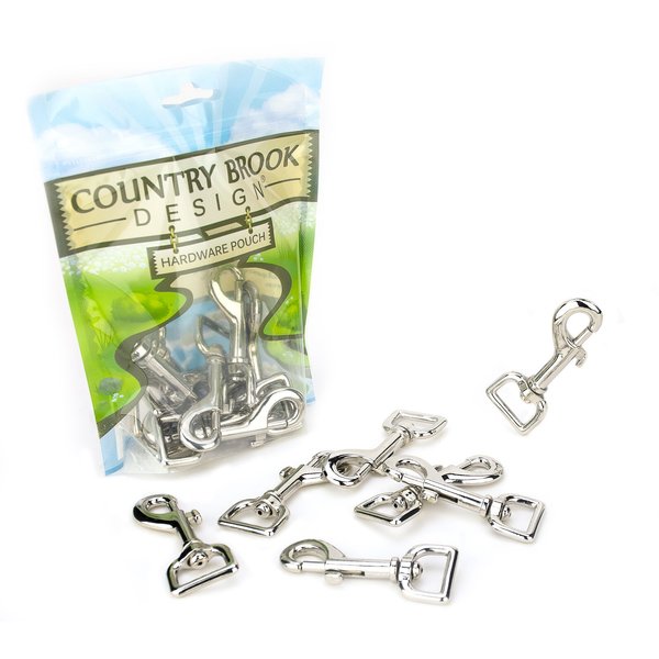 Country Brook Design - Swivel Snap Hooks (3/4 Inch, 10 Pack)