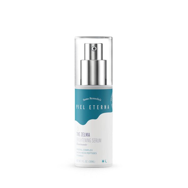 Santo Remedio, Piel Eterna, ZELMA Brightening Serum, Brightens and Improves Skin Tone, Contains Mineral Rescue Complex (Zinc, Selenium, Magnesium), For All Skin Types, 1 Fl. Oz.
