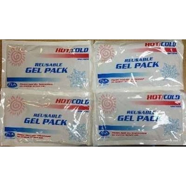 HOT/COLD GEL PACK 6INX10IN 4 PACK